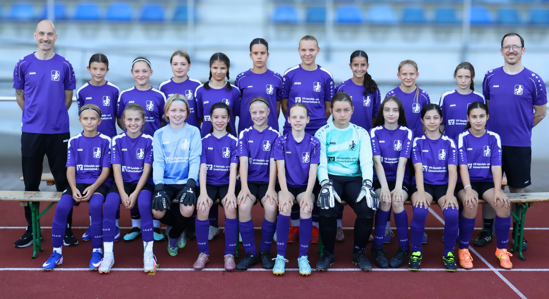 Mannschaftsfoto TSV Schwaben Augsburg D1-Juniorinnen