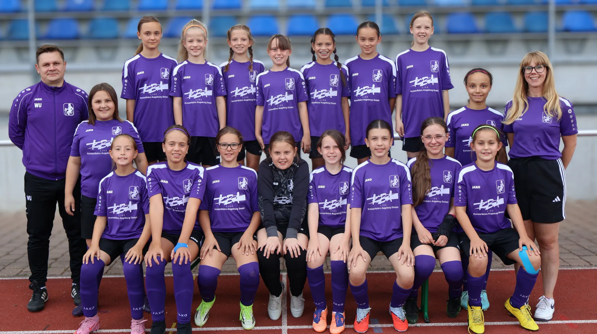 Mannschaftsfoto TSV Schwaben Augsburg U12-Juniorinnen