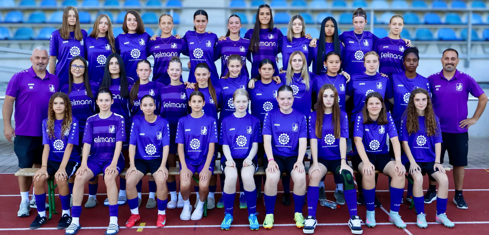 Mannschaftsfoto TSV Schwaben Augsburg U17-Juniorinnen