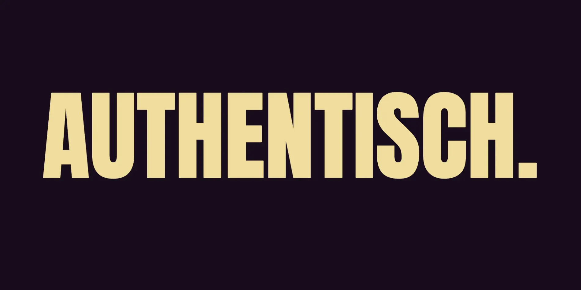 Authentisch
