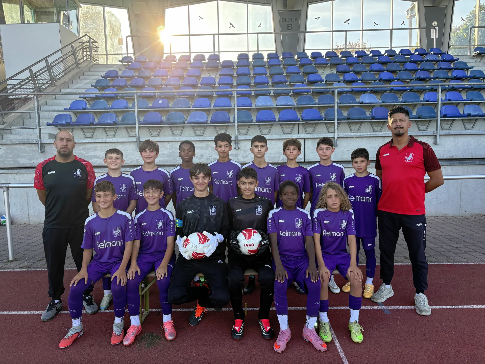 Mannschaftsfoto TSV Schwaben Augsburg U13-II